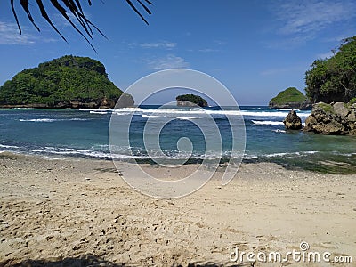 Goa Cina Beach Stock Photo