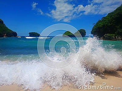 Goa Cina Beach Stock Photo