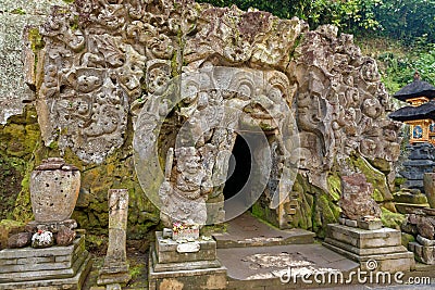 Goa Gajah cave in Bali Stock Photo