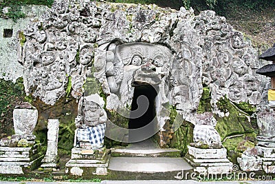 Goa gajah cave Stock Photo