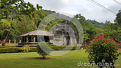 Goa shiv temple nature beautiful Stock Photo