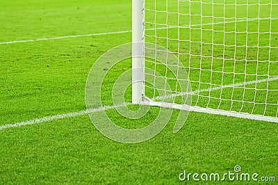 Goal Net Stock Photo
