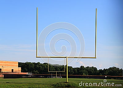 Goal Post Stock Photo