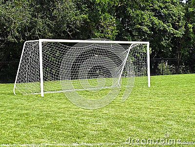 Goal Posts Stock Photo