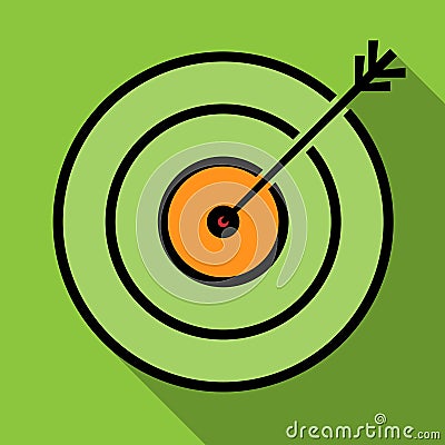 goal or target achieved symbol Vector Illustration