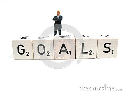 Goals Stock Photo