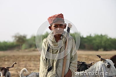 The goat man Editorial Stock Photo