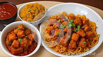 Gobi Manchurian dry Stock Photo