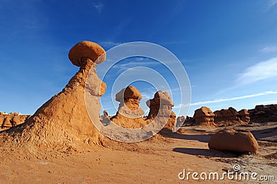 Goblin Valley Stock Photo