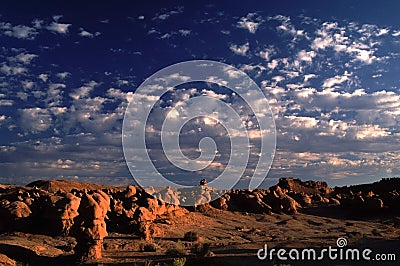 Goblin Valley Sate Park Stock Photo