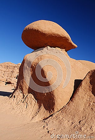 Goblin Valley State Park Hoodoo Rock Stock Photo