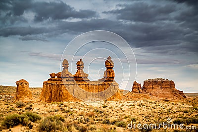 Goblin Valley State Park in Utah Stock Photo