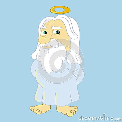 God Vector Illustration