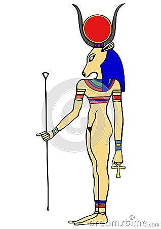 of isis goddess symbol Hathor Royalty  Free    Egypt Photos Stock Ancient Image Of God