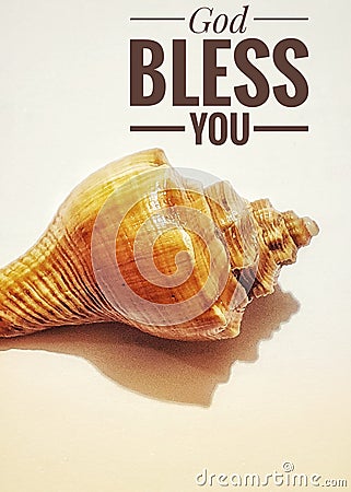 God Bless You good Wishes picture Stock Photo