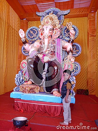 God Ganesha ganapati bapa Editorial Stock Photo