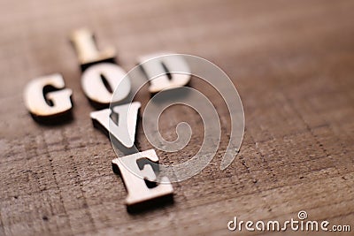 God is Love Stock Photo