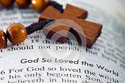 For God so Loved the World Stock Photo