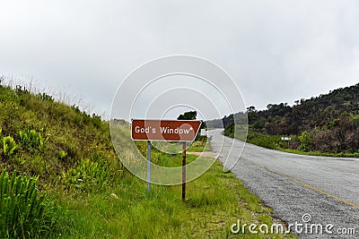 God`s Window, Panorama Route, South Africa Stock Photo