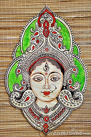 Goddess Durga Stock Photo