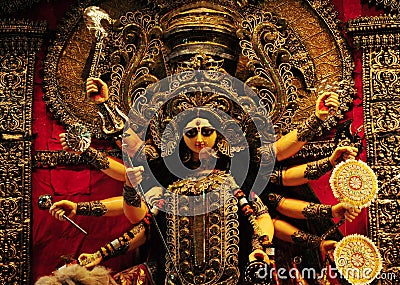 The Goddess Durga Stock Photo