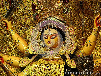 Goddess Durga Stock Photo