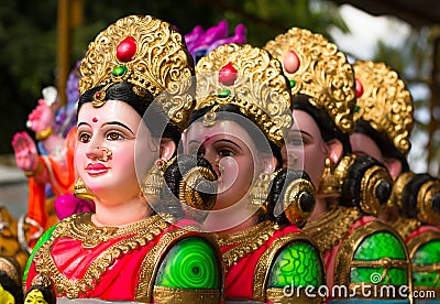 Goddess Gauri Stock Photo