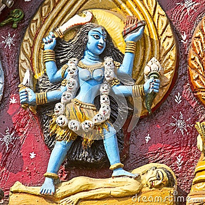 Goddess Kali Stock Photo