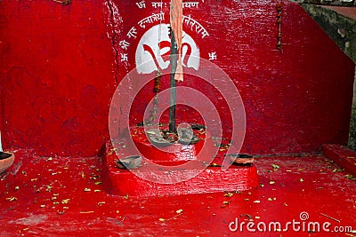 Goddess temple in assam india Editorial Stock Photo