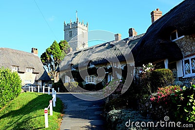 Godshill, Isle of Wight. Editorial Stock Photo