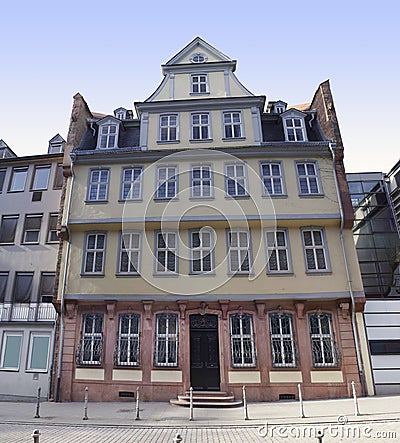 Goethe house in Frankfurt Stock Photo