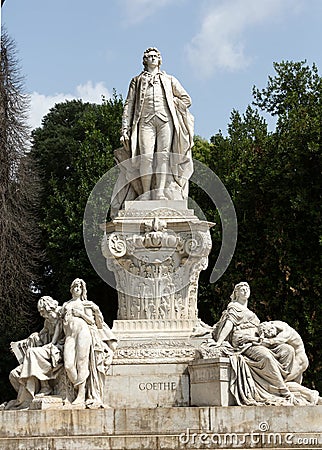 goethe-statue-villa-borghese-rome-italy-