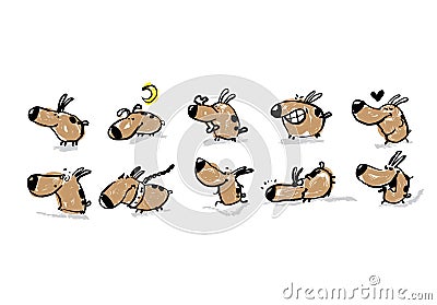 Gog variations Vector Illustration