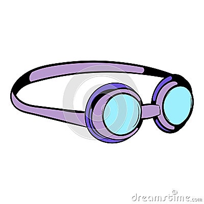 Goggles for swim icon, icon cartoon Vector Illustration