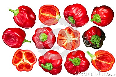 Gogosari pepper, top view Stock Photo