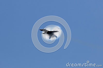 Going Supersonic and Breaking the Sound Barrier Stock Photo