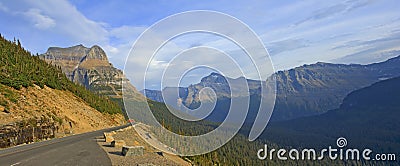 Going-to-the-Sun-Road, Glacier National Park Stock Photo