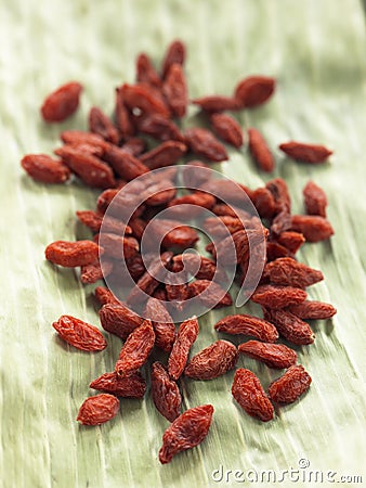 Goji beans Stock Photo