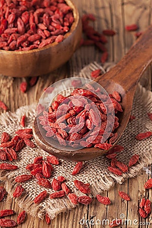 Goji berries Stock Photo