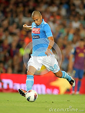 Gokhan Inler of SSC Napoli Editorial Stock Photo