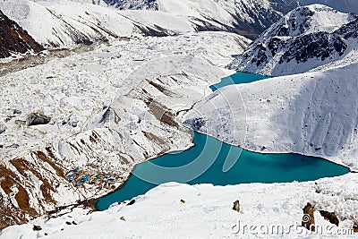 Gokyo Lakes Stock Photo