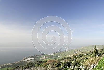 Golan Heights Stock Photo