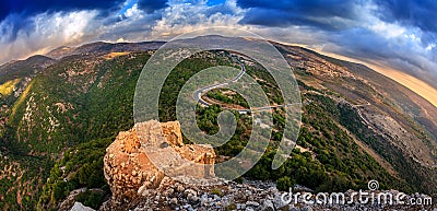 Golan Heights Stock Photo