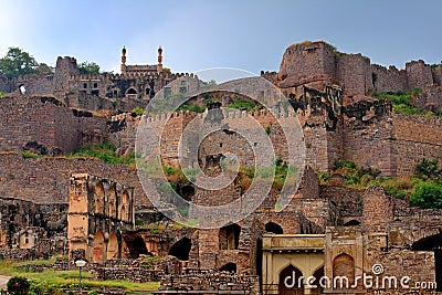 Golconda Fort Stock Photo