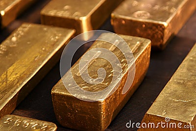 Pure gold Stock Photo