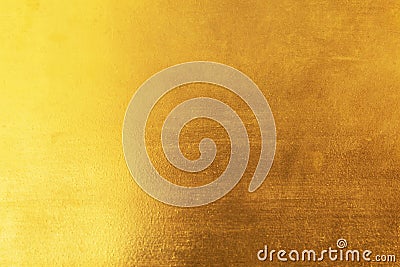 Gold abstract background or texture and gradients shadow Stock Photo