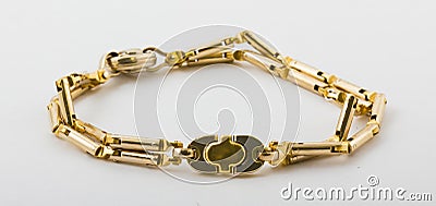 Gold armlet Stock Photo