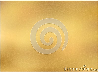 Gold background, gold polished metal, steel texture Vector Illustration