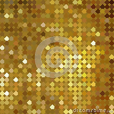 Gold bokeh pattern background. Luxury gold pattern. Vector Illustration