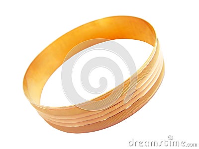 Gold Bracelet Stock Photo